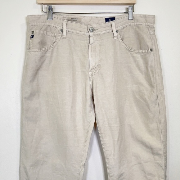 AG ADRIANO GOLDSCHMIED | THE GRADUATE LINEN BLEND PANT - Picture 8 of 16